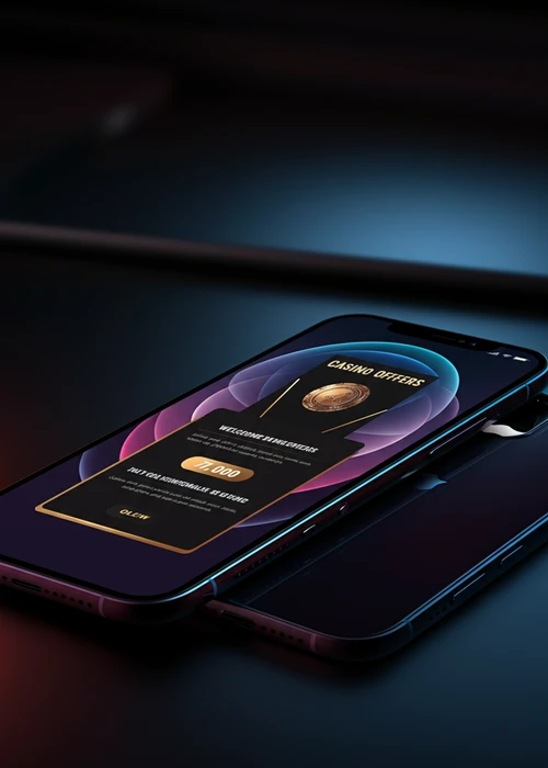 Golden welcome bonus banner for new players at 7gold Casino, detailing the generous four-tier offer and rewards.